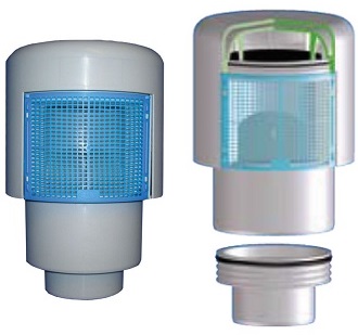 Воздушный клапан HL900N для невентилируемых канализационных стояков 