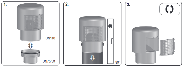 Схема-пример монтажа клапана HL900N 